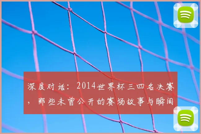 深度对话:2014世界杯三四名决赛,那些未曾公开的赛场故事与瞬间